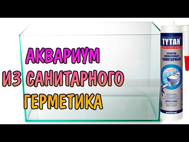 САНИТАРНЫЙ ГЕРМЕТИК В АКВАРИУМЕ. НЕОЖИДАННЫЕ РЕЗУЛЬТАТЫ