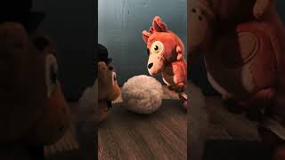 Snowball fight #snowball #fnaf #freddy #foxy #nerf #nerfgun #funny