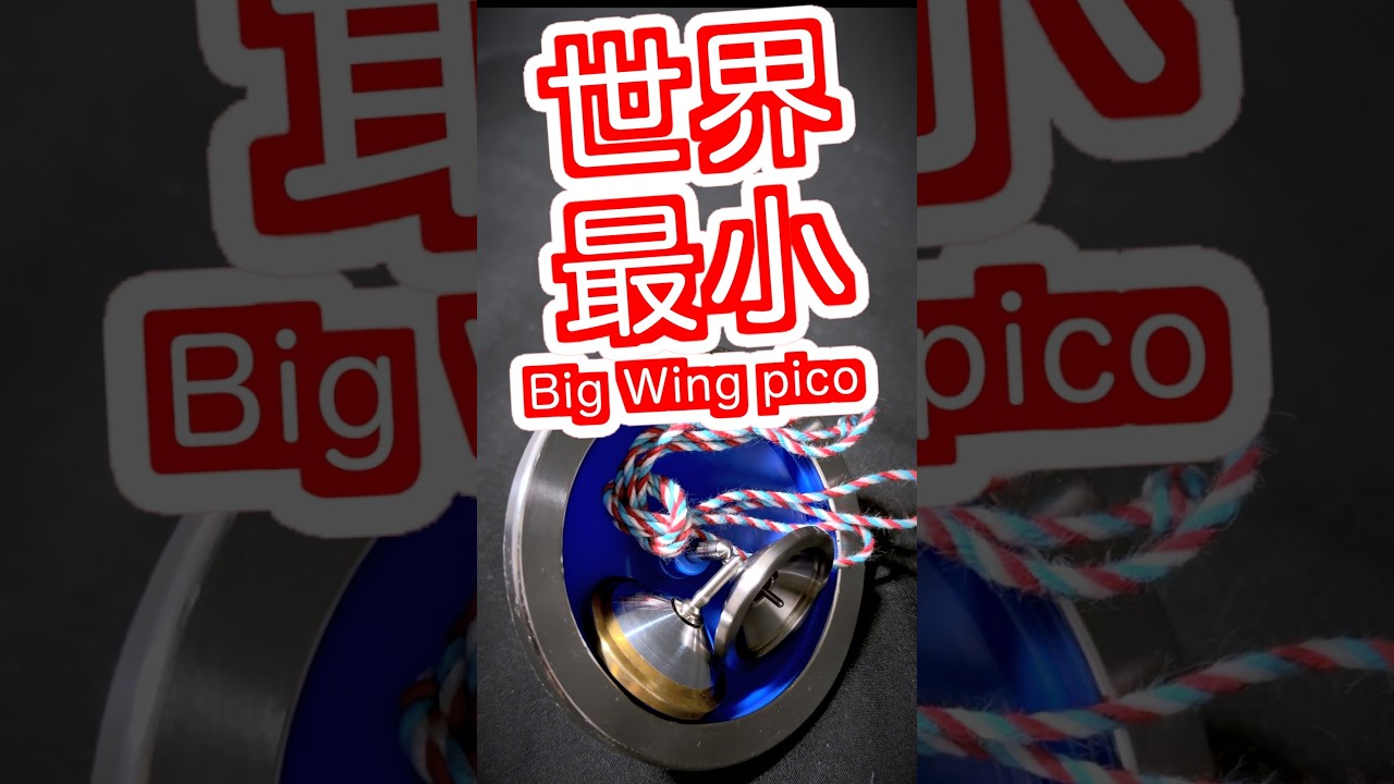 Big Wing pico - world's smallest spinning top