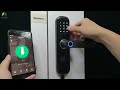 Dvsion smart tuya wifi intercom door lock with electronic lock body fingerprint biometric office sec