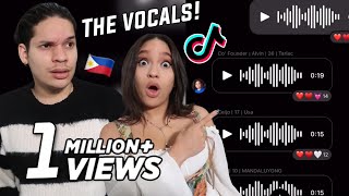 THIS IS AWESOME! Latinos react to Filipino Group Chat SINGING Challenge