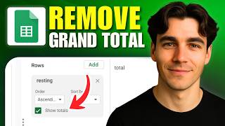 How to Remove Grand Total From Pivot Table in Google Sheets (Tutorial 2026)