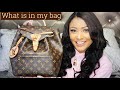 what's in my Bag Louis vuitton montsouris back pack