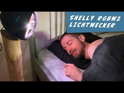 Shelly RGBW2 Licht Wecker mit Spielraum für Automationen