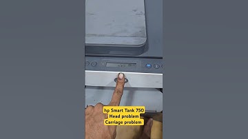 hp Smart Tank 750 All-in One Color printer Speed Test print Head problem #Carriageproblem#printer