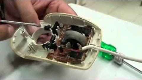 Working of an optomechanical mouse