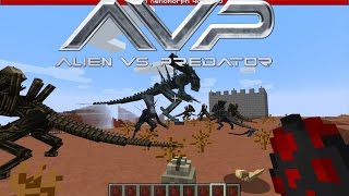Minecraft AVP Aliens vs Predator Mod Showcase - Epic Guns! screenshot 4