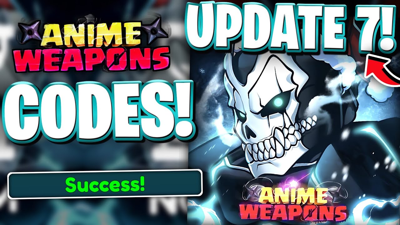 ☄️*UPD 7* ALL NEWLY UPDATE 7 CODES FOR ANIME WEAPONS! ROBLOX ANIME WEAPONS CODES