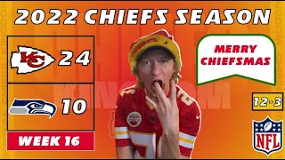 Kansas City Chiefs Fan REACTS to Week 16 vs. Seahawks | KC 24-10 SEA | 2022 NFL Season