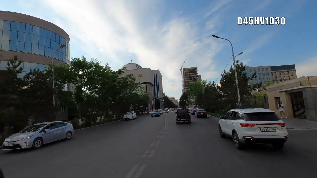 Ulaanbaatar 4K - Summertime - Driving Downtown [2023.6.10]