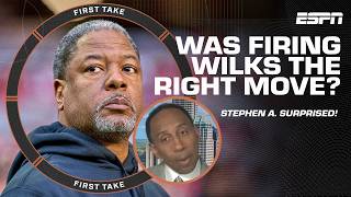 Stephen A. SURPRISED by 49ers decision to FIRE DC Steve Wilks after one season | First Take