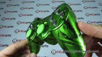 Candy Green Benjamins | PS3 Modded Controller | HG Arts Modz