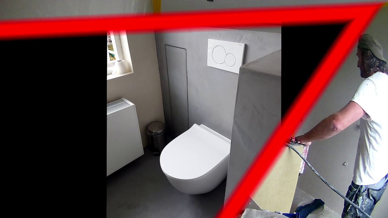 Betoncire aanbrengen badkamer Hulst