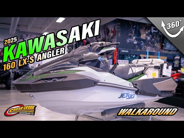 Walkaround | 2025 Kawasaki Ultra® 160LX-S Angler - YouTube