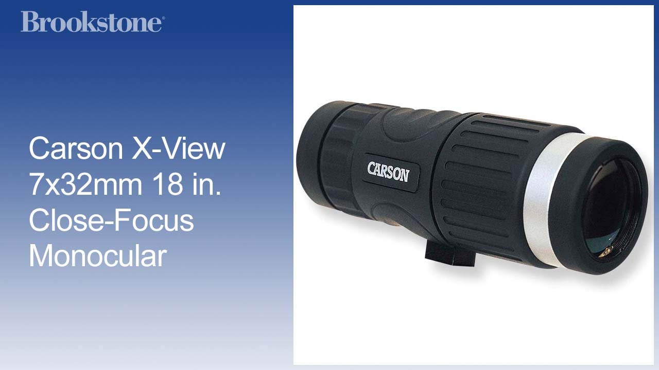 Carson X-View 7x32mm 18 in. Close-Focus Monocular - YouTube