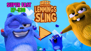 WOW amazing lemmings sling game experience   Grizzy and lemmings Sling Jump Ep  530