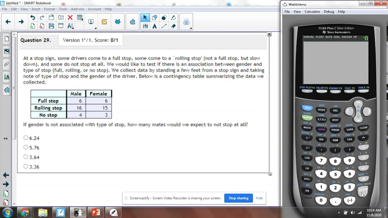MAT130: Chapter 11 - Expected Values based off of Chi Squared Test ...
