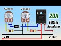 how to make Adjustable voltage &amp; current regulator Using one Transistor