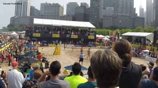 Branagh/Kropp vs.DiCello/Van Zwieten, 2015 AVP Chicago Women's Open Final