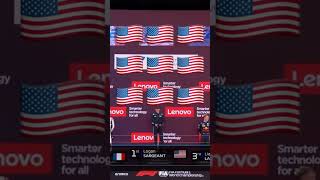 USA NATIONAL ANTHEM 🇺🇸🦅 #usa #f1 #america #anthem #formula1 #racingdriver #podium #unitedstates