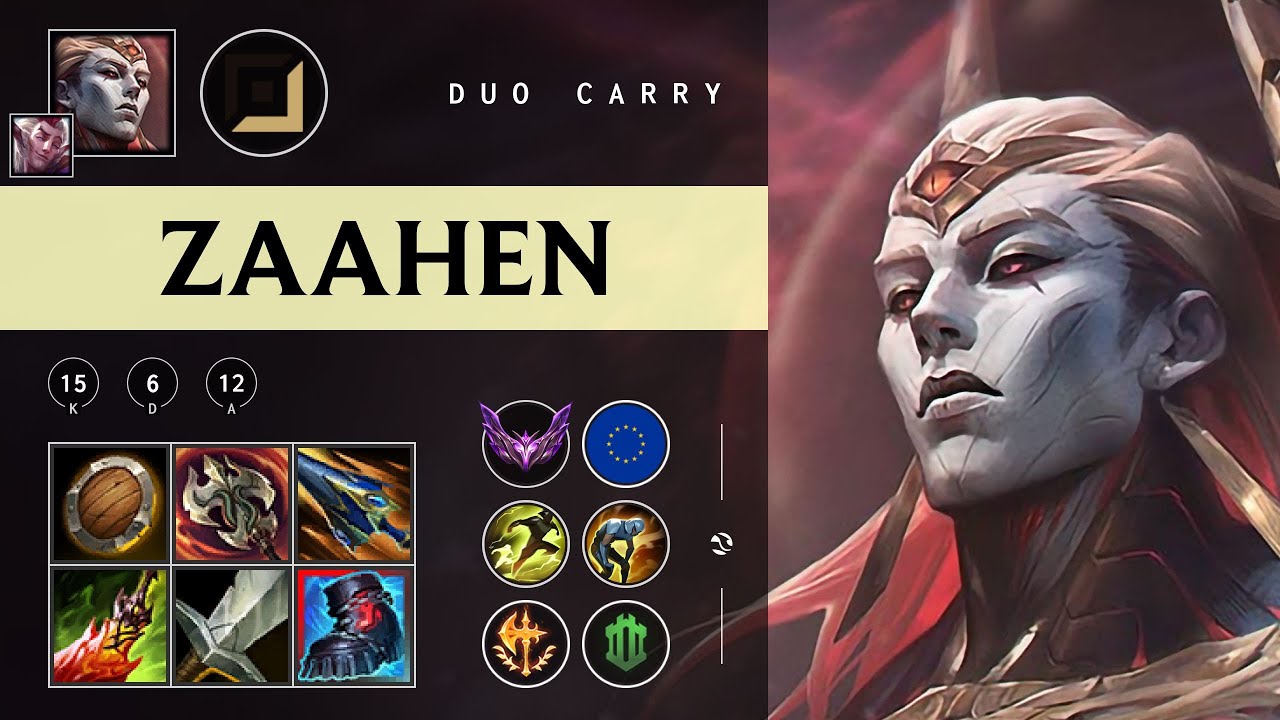 Zaahen Carry vs Yunara - EUW Master Patch 25.24