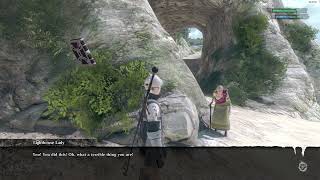 Grimoire Weiss having terrible conversation with old lady Grimoire Weiss having terrible conversation with old lady