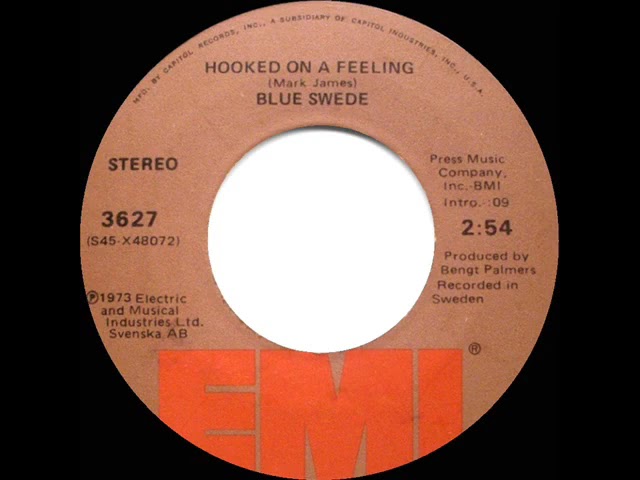 Blue Swede Hooked On A Feeling (1974) - YouTube