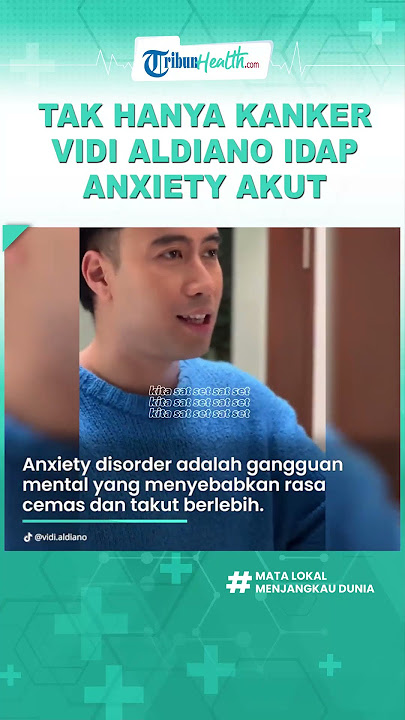 Tak Hanya Kanker, Vidi Aldiano Ternyata Punya Penyakit Gangguan Mental, Idap Anxiety Akut