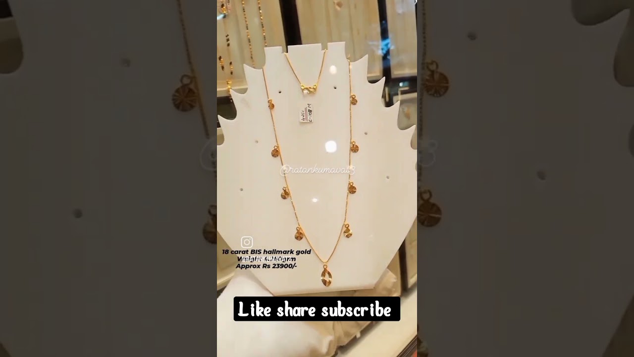 18 carat BIS hallmark gold 