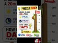 How Many Days For The Snail To Reach The Top? 🐌🤯