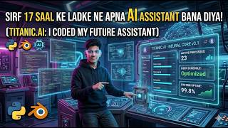 Stop Wasting Time! I Coded My Own Futuristic AI Assistant 🚀 (Titanic.AI)