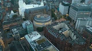 MANCHESTER IN ONE MINUTE  #dronevideo #drones #skyscrapers #videographer #manchester  #drone