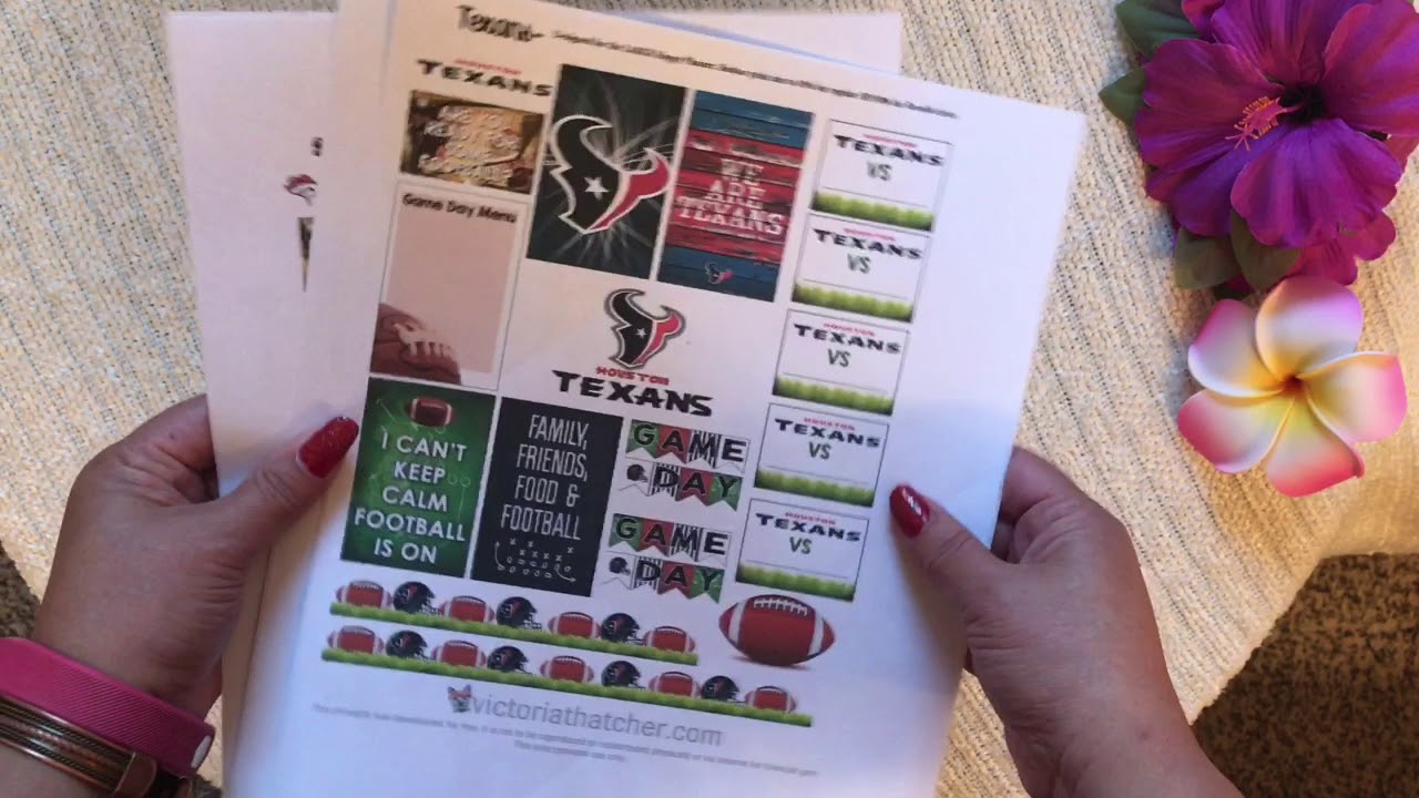 Victoria thatcher printables youtube