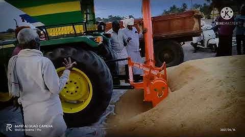 Paddy loading machine