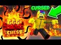 I HUNTED FOR THE 666 CHEST AND GOT CURSED.. (Roblox Treasure Hunt Simulator)
