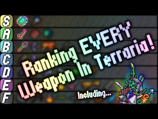 Ranking Every Single Weapon In Terraria