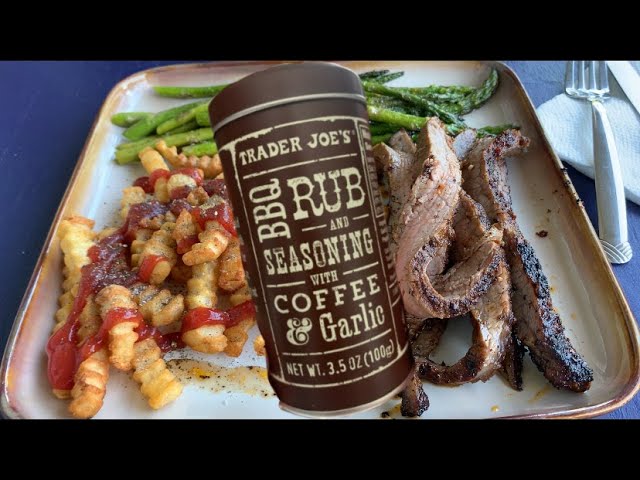  Trader Joe's BBQ Rub and Seasoning with Coffee & Garlic - PACK  OF 4 : Grocery & Gourmet Food