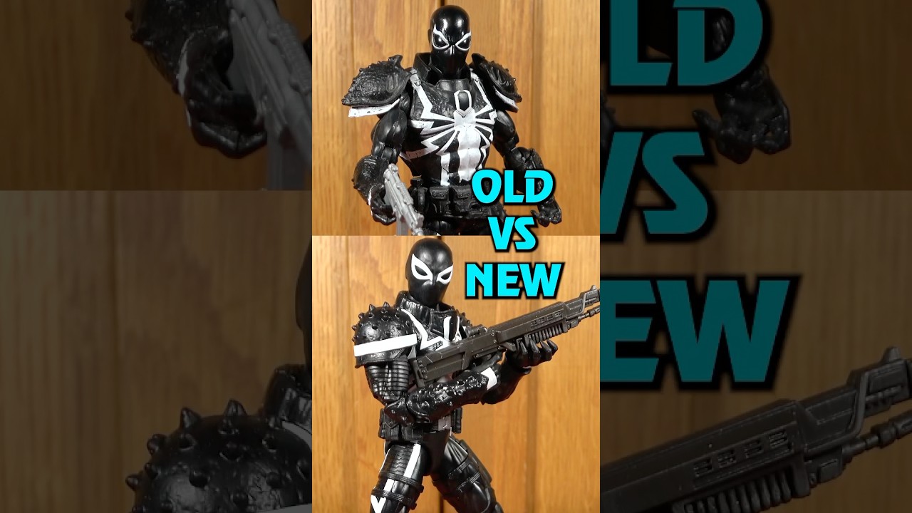 Agent Venom Marvel Legends: Old VS New! 