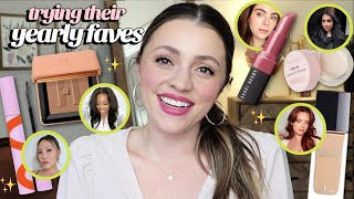 ARE THEY OVER-HYPED? 😬 Trying OTHER Youtubers' Makeup Faves