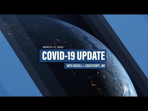DAILY COVID-19 UPDATE | Episode 2 | 3/13/2020 DAILY COVID-19 UPDATE | Episode 2 | 3/13/2020