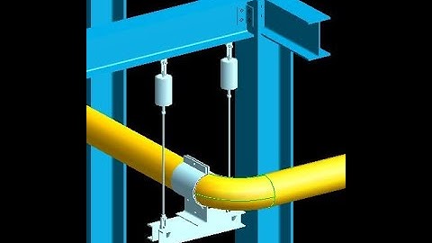 PDMS create spring Hangers support with Licad