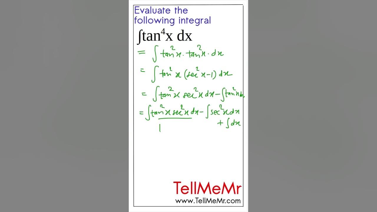 integration-of-tan-4-x-maths-mathematics-mathshorts-youtube