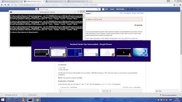 Facebook Hacker Cup 2015 Round 1 screencast