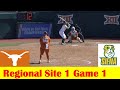 Siena vs 1 texas softball highlights 2024 ncaa regional site 1 game 1