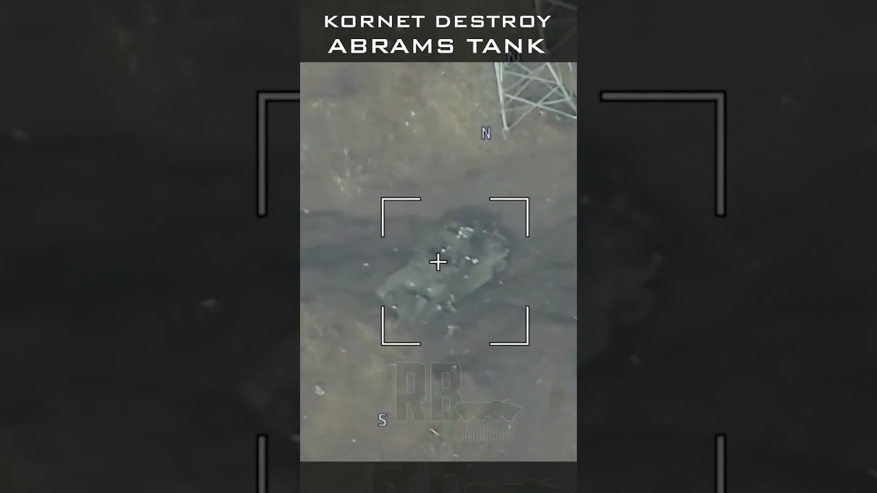 9M133 Kornet hit Abrams Tank 