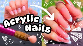 How To Do Acrylic Nails At Home Easy Beginner Tutorial