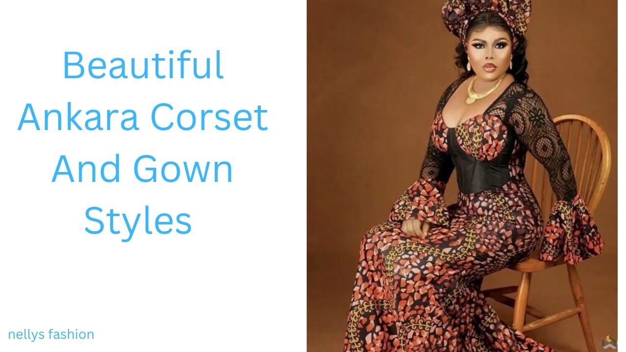 ankara dress ankara corset gown styles African Bridal Ankara Corset Dress, Corset Dress, Ankara Wedding Corset Dress