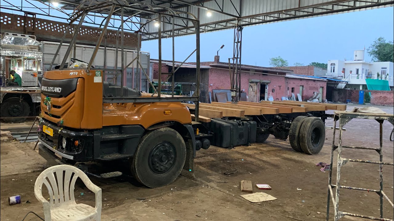 Ashok leyland 1920 bs6 work started at gilltruckbodysamana YouTube