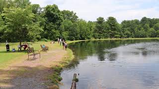 Fishing at Mount Pocono, PA, USA