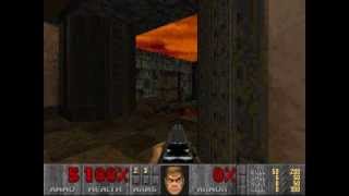 Doom(DOS) E4M1:Hell Beneath-Pistol start/UV Max